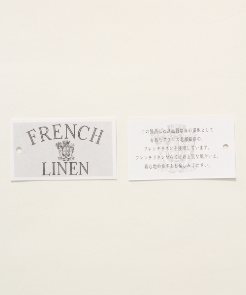 GLOBAL WORK(グローバルワーク)の「【高品質リネン使用】フレンチリネンパフワンピース半袖/715371(ワンピース・レディース・ワインレッド/ホワイト/ブルー/ネイビー・MEDIUM/LARGE)」の11枚目の写真