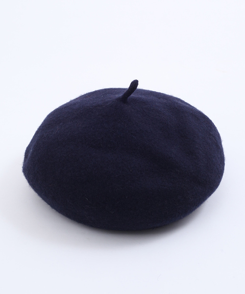 MERLOT（メルロー）の「ウールベレー帽0967（ハンチング/ベレー帽・レディース・ブラウン/グリーン/ブラック/カーキ/チャコールグレー/ネイビー/オレンジ/レッド/グレー/ワインレッド/アイボリー/チェリーピンク/ベージュ・FREE）」の9枚目の写真