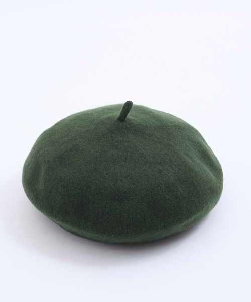 MERLOT（メルロー）の「ウールベレー帽0967（ハンチング/ベレー帽・レディース・ブラウン/グリーン/ブラック/カーキ/チャコールグレー/ネイビー/オレンジ/レッド/グレー/ワインレッド/アイボリー/チェリーピンク/ベージュ・FREE）」の7枚目の写真