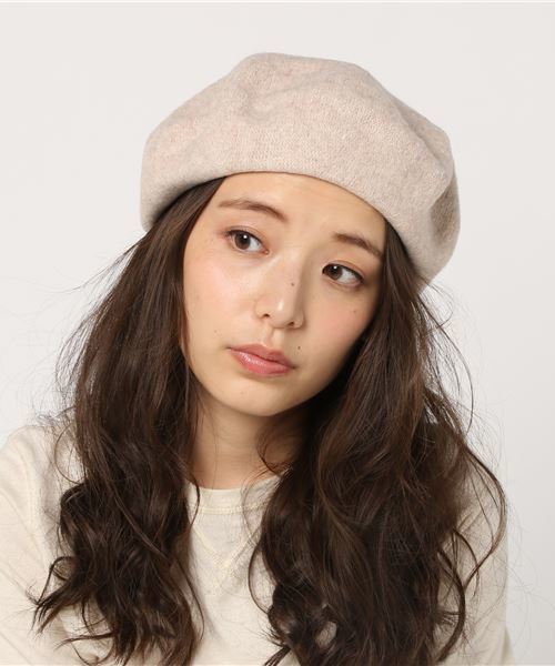 MERLOT（メルロー）の「ウールベレー帽0967（ハンチング/ベレー帽・レディース・ブラウン/グリーン/ブラック/カーキ/チャコールグレー/ネイビー/オレンジ/レッド/グレー/ワインレッド/アイボリー/チェリーピンク/ベージュ・FREE）」の15枚目の写真
