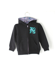 X-girl Stages | XGFS ZIP-UP SWEAT HOODIE(12M～3T)(パーカー)
