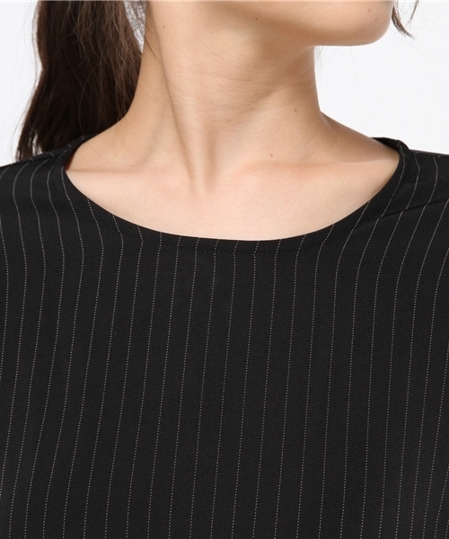 INNOCENT BLUE（イノセントブルー）の「ウエストリボンブラウス（シャツ/ブラウス・レディース・ブラック/ホワイト/ネイビー・MEDIUM/LARGE）」の11枚目の写真