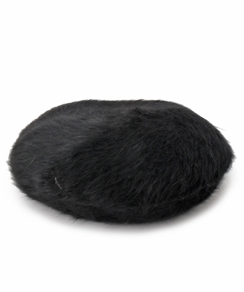 AG by aquagirl(エージーバイアクアガール)の「起毛ウール混ベレー帽(ハンチング/ベレー帽・レディース・ベージュ/グレー/ブルー/ブラック・00)」の1枚目の写真