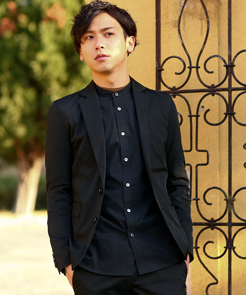 improves(インプローブス)の「ポリストレッチテーラードジャケット(テーラードジャケット)」|ブラック