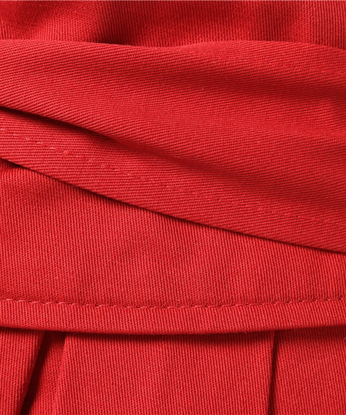 MERLOT（メルロー）の「サッシュベルト付きフレアタックスカート628-5527（スカート・レディース・ベージュ/ネイビー/レッド・FREE）」の4枚目の写真