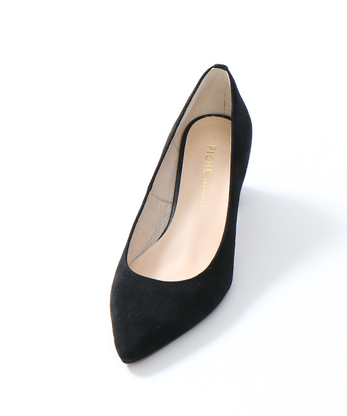 （美品）PICHE ABAHOUS 黒のパンプス PICHE ABAHOUSE パンプス 「最高パンプス」美脚×快適 5cmヒール