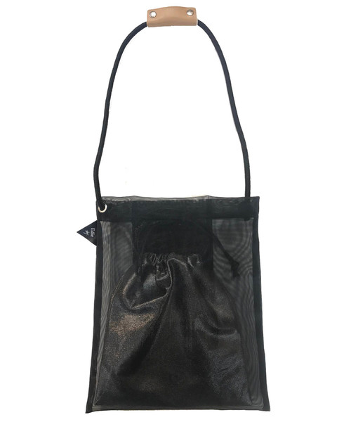 STUDIOUS SELECT（ステュディオスセレクト）の「【Edie Tokyo】メッシュトート　ED_MeshTote_Nancy　14384600（トートバッグ・レディース・ブラック/パープル・FREE）」の3枚目の写真