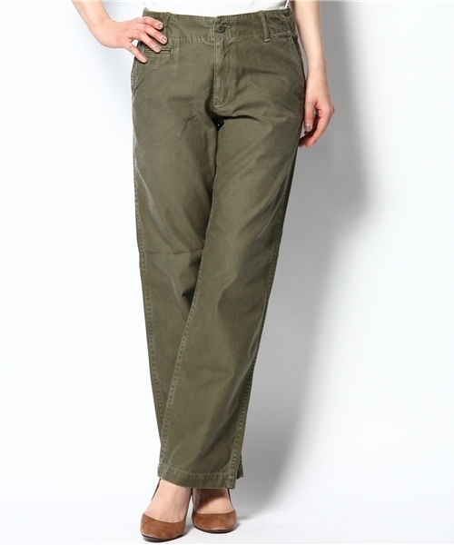 UNITED ARROWS(ユナイテッドアローズ)の「KIN CINO パンツ◆(チノパンツ・レディース・ベージュ/オリーブ・28)」の1枚目の写真
