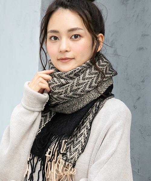 QUEENHEAD(クイーンヘッド)の「カラーストール 大判マフラー(マフラー・レディース・ブラック/ベージュ/ネイビー/レッド/カーキ/ターコイズブルー/ダークグレー/その他1/その他2/その他3/その他4/その他5/その他6/その他7/その他8/その他9/その他10/その他11/その他12/ライトベージュ/その他13/ライトグレー/その他14・FREE)」の21枚目の写真