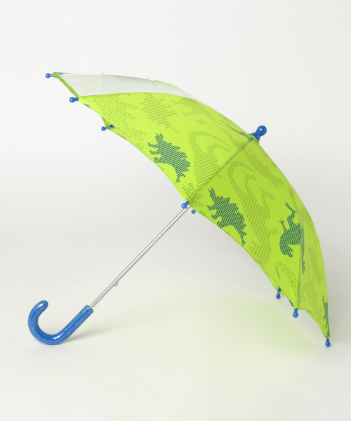 HAKKA KIDS（ハッカキッズ）の「デジタルダイナソープリント傘（長傘・キッズ・ブルー/ライトグリーン/イエロー・S/M/L）」の5枚目の写真