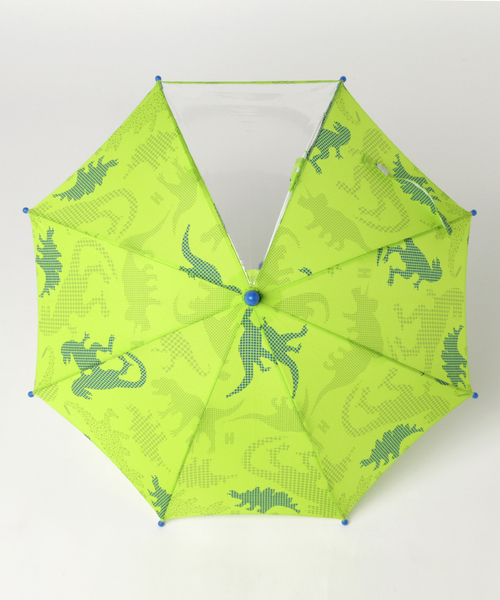 HAKKA KIDS（ハッカキッズ）の「デジタルダイナソープリント傘（長傘・キッズ・ブルー/ライトグリーン/イエロー・S/M/L）」の4枚目の写真