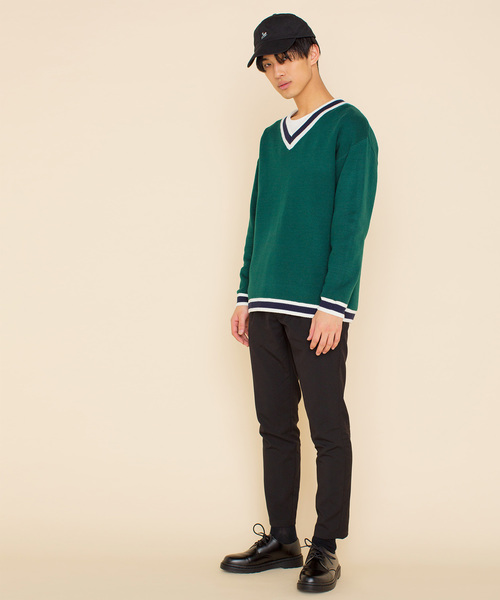 WEGO(ウィゴー)の「WEGO/ストレッチスリムテーパードスラックス(スラックス・メンズ・ブラック/ネイビー・LARGE/MEDIUM/SMALL)」の15枚目の写真
