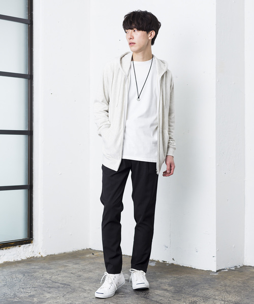 WEGO(ウィゴー)の「WEGO/ストレッチスリムテーパードスラックス(スラックス・メンズ・ブラック/ネイビー・LARGE/MEDIUM/SMALL)」の4枚目の写真