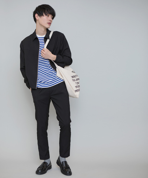 WEGO(ウィゴー)の「WEGO/ストレッチスリムテーパードスラックス(スラックス・メンズ・ブラック/ネイビー・LARGE/MEDIUM/SMALL)」の19枚目の写真