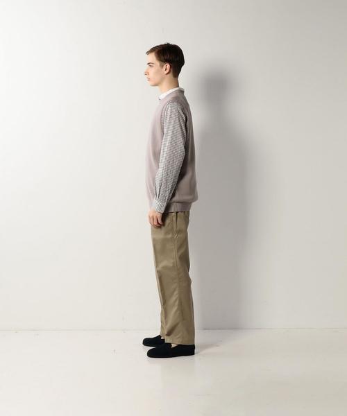 Steven Alan（スティーブンアラン）の「＜Steven Alan＞ MGG COTTON VEST/ニットベスト（ベスト・メンズ・グレー/ネイビー・X-LARGE/SMALL/MEDIUM/LARGE）」の13枚目の写真