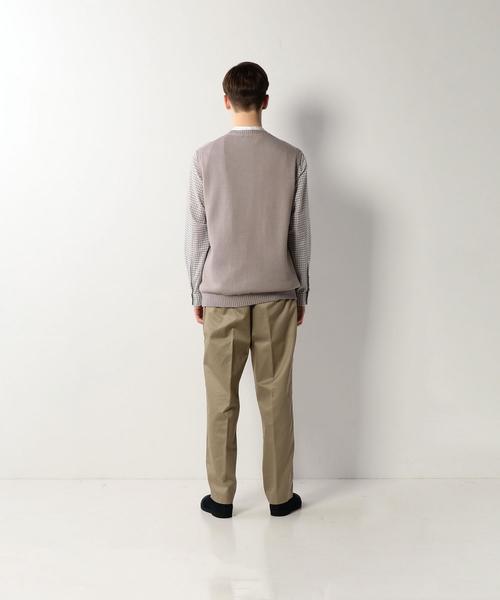 Steven Alan（スティーブンアラン）の「＜Steven Alan＞ MGG COTTON VEST/ニットベスト（ベスト・メンズ・グレー/ネイビー・X-LARGE/SMALL/MEDIUM/LARGE）」の12枚目の写真