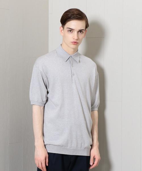 H Beauty&Youth ウールポロシャツ 26SS】H BEAUTY&YOUTH スリークウールボーダーニットポロシャツ｜Yahoo