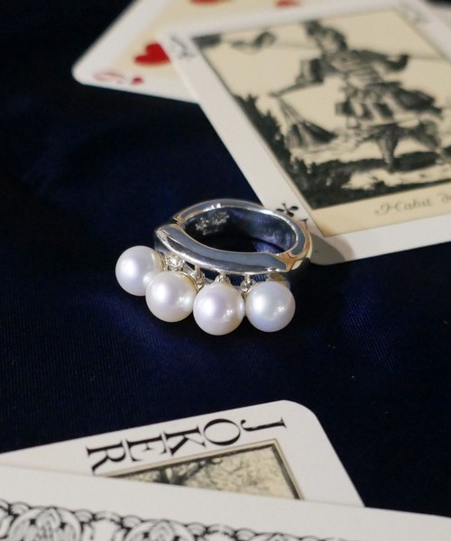 e.m. パールリング イーエム 11号 e.m. - 【即日発送可】e.m.×GENTiL / CZ&パールリング(11号) | GENTiL