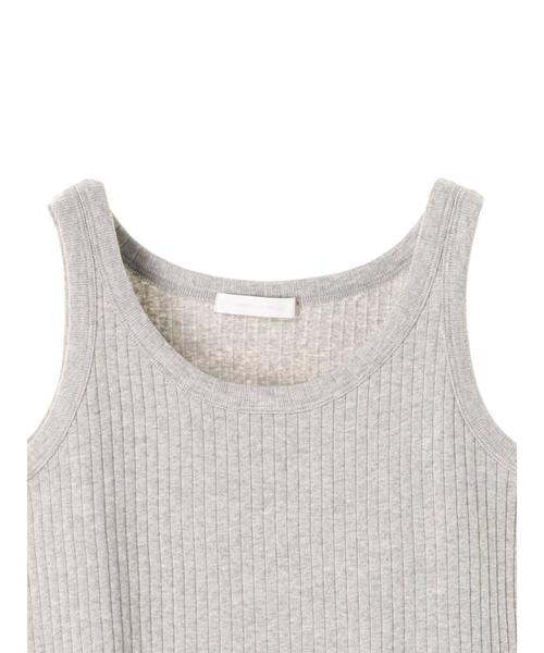 AMERICAN HOLIC(アメリカンホリック)の「・針抜きリブタンクトップ(タンクトップ・レディース・オフホワイト/杢グレー/ブラウン/ブラック・FREE)」の8枚目の写真