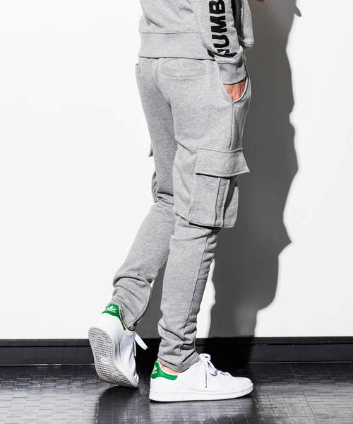 NUMBER (N)INE DENIM（ナンバーナインデニム）の「NUMBER (N)INE DENIM(ナンバーナインデニム)スウェットカーゴパンツ（その他パンツ・メンズ・ブラック/グレー・SMALL/MEDIUM/LARGE/X-LARGE）」の4枚目の写真