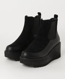 「YOSUKE/ヨースケ」厚底サイドゴアショートブーツ