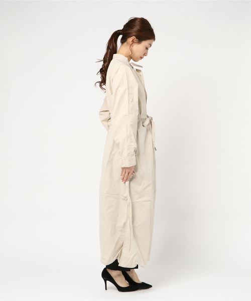 ALLUMER（アリュメール）の「∴ 【Allumer/アリュメール】Millitary Aidman Gown 前後2WAY　ダブルフロント 8170102（その他アウター・レディース・ベージュ/アイボリー/ブラック/オリーブ/テラコッタ/スモークピンク・FREE）」の10枚目の写真