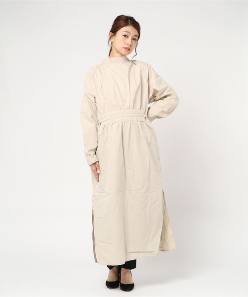 ALLUMER（アリュメール）の「∴ 【Allumer/アリュメール】Millitary Aidman Gown 前後2WAY　ダブルフロント 8170102（その他アウター・レディース・ベージュ/アイボリー/ブラック/オリーブ/テラコッタ/スモークピンク・FREE）」の12枚目の写真