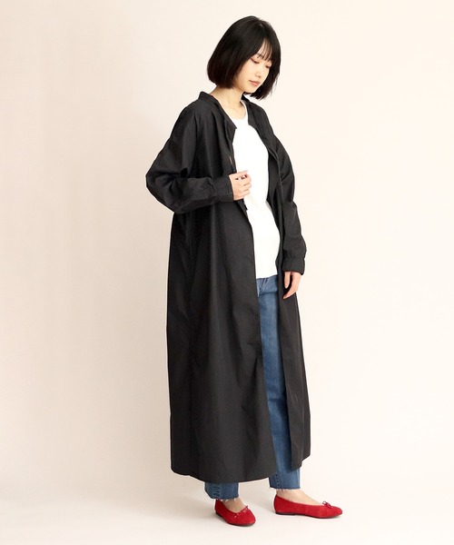 ALLUMER（アリュメール）の「∴ 【Allumer/アリュメール】Millitary Aidman Gown 前後2WAY　ダブルフロント 8170102（その他アウター・レディース・ベージュ/アイボリー/ブラック/オリーブ/テラコッタ/スモークピンク・FREE）」の3枚目の写真