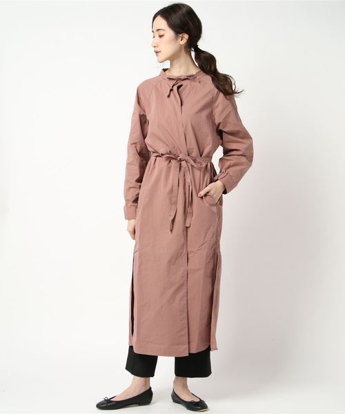 ALLUMER（アリュメール）の「∴ 【Allumer/アリュメール】Millitary Aidman Gown 前後2WAY　ダブルフロント 8170102（その他アウター・レディース・ベージュ/アイボリー/ブラック/オリーブ/テラコッタ/スモークピンク・FREE）」の13枚目の写真