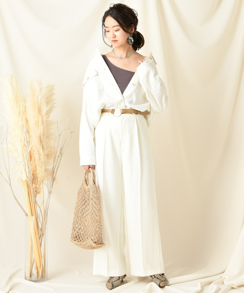 DouDou（ドゥドゥ）の「センプレパンツ（その他パンツ・レディース・ホワイト/ベージュ/グレー/ブルー/ブラック/ピンク/カーキ・38/36/37）」の13枚目の写真