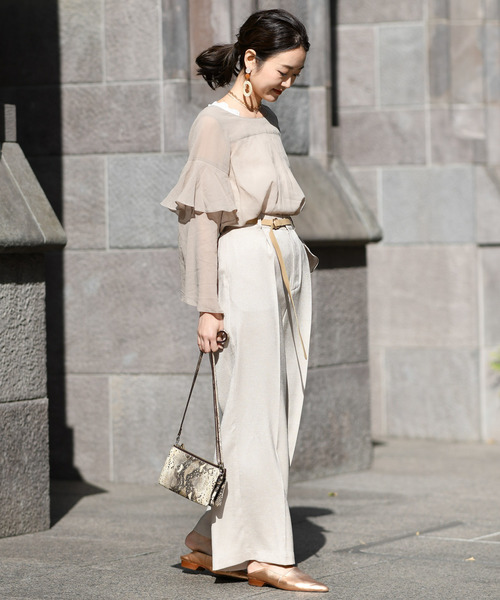 DouDou（ドゥドゥ）の「センプレパンツ（その他パンツ・レディース・ホワイト/ベージュ/グレー/ブルー/ブラック/ピンク/カーキ・38/36/37）」の18枚目の写真