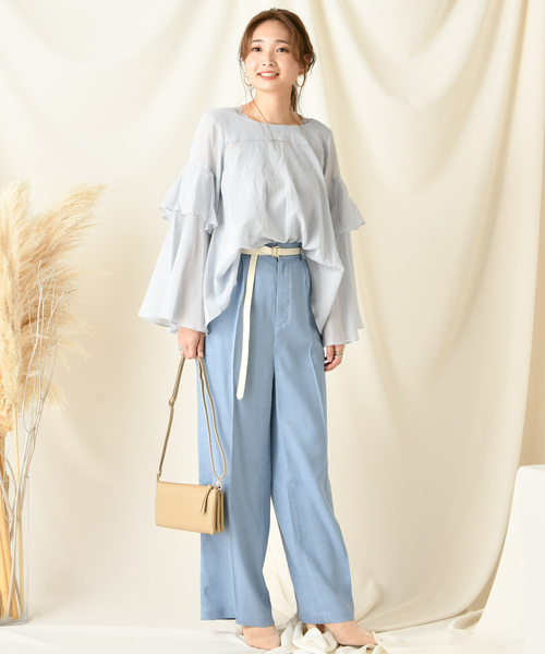 DouDou（ドゥドゥ）の「センプレパンツ（その他パンツ・レディース・ホワイト/ベージュ/グレー/ブルー/ブラック/ピンク/カーキ・38/36/37）」の20枚目の写真