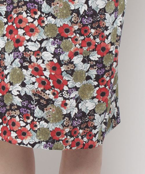 Modify モディファイ のファッション セール Store ワンピース Online 総柄フラワードルマンワンピース ワンピース 後払い手数料無料 の