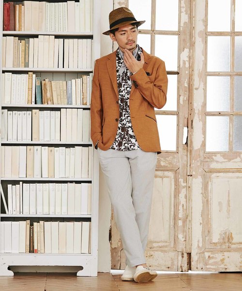 MEN'S BIGI（メンズビギ）の「シアサッカーネッカチーフ（バンダナ/スカーフ・メンズ・ネイビー/ブルー系その他/レッド系その他・FREE）」の13枚目の写真