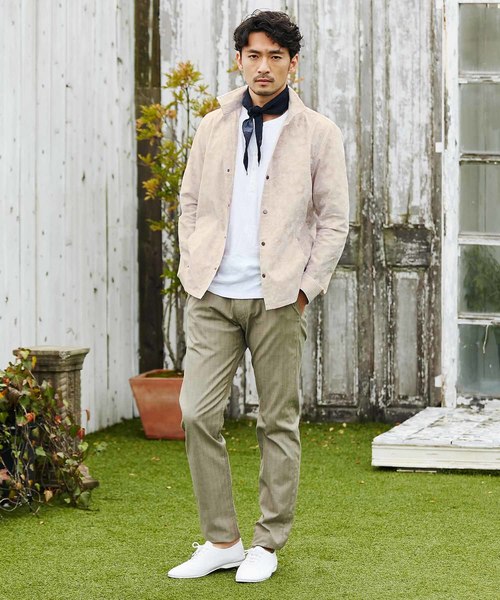 MEN'S BIGI（メンズビギ）の「シアサッカーネッカチーフ（バンダナ/スカーフ・メンズ・ネイビー/ブルー系その他/レッド系その他・FREE）」の12枚目の写真