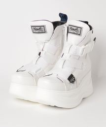 「YOSUKE/ヨースケ」厚底ベルティッドハイカットスニーカー