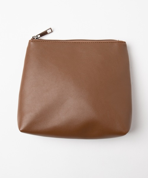 WEGO(ウィゴー)の「WEGO/ポーチ付きシアーショルダーバッグ(ショルダーバッグ・レディース・ブラウン/ブラック・FREE)」の6枚目の写真