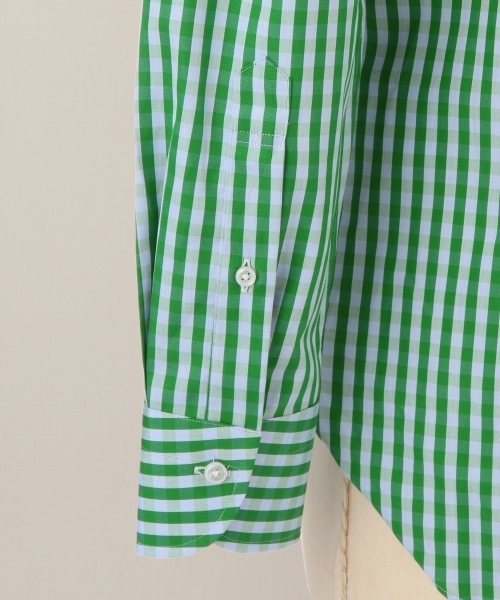 UNITED ARROWS（ユナイテッドアローズ）の「UAD カラードチェック　ボタンダウンシャツ ◆（シャツ/ブラウス・メンズ・ケリー/コバルトブルー・37cm/39cm/40cm/38cm/41cm）」の8枚目の写真