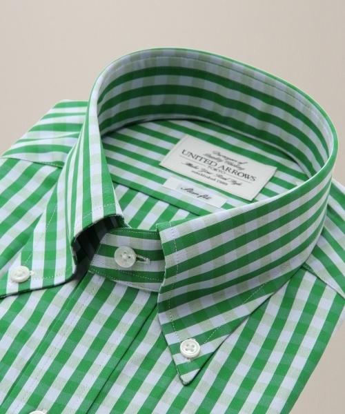 UNITED ARROWS（ユナイテッドアローズ）の「UAD カラードチェック　ボタンダウンシャツ ◆（シャツ/ブラウス・メンズ・ケリー/コバルトブルー・37cm/39cm/40cm/38cm/41cm）」の5枚目の写真