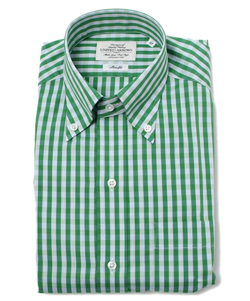 UNITED ARROWS（ユナイテッドアローズ）の「UAD カラードチェック　ボタンダウンシャツ ◆（シャツ/ブラウス・メンズ・ケリー/コバルトブルー・37cm/39cm/40cm/38cm/41cm）」の3枚目の写真