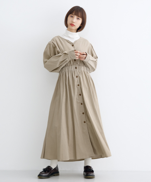 Merlot メルロー の 前あき2wayコーデュロイワンピース1946 ワンピース Wear