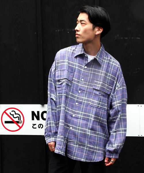 THISIS(ディスイズ)の「ビッグシルエットシャツ(シャツ/ブラウス・メンズ・A/B/C/D・X-LARGE/XX-LARGE/LARGE/MEDIUM)」の1枚目の写真