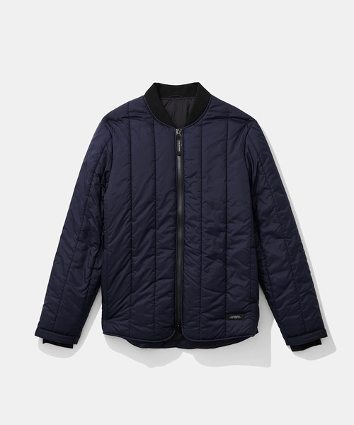 Saturdays NYC（サタデーズ ニューヨークシティ ）の「Jones Puffer Jacket（ブルゾン・メンズ・ブラック/ネイビー・X-SMALL/S/M/L/X-LARGE）」の6枚目の写真