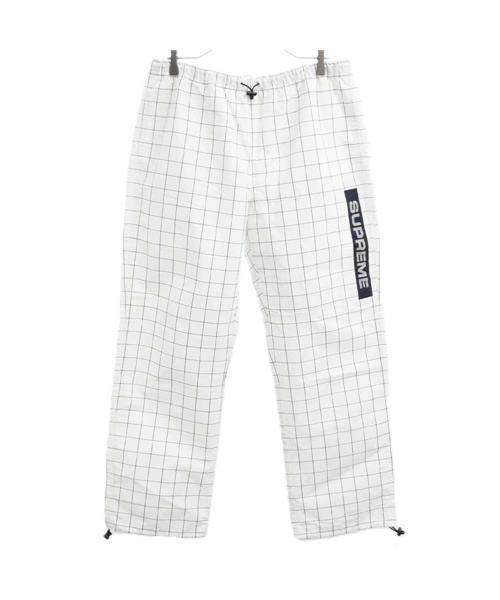 Supreme チェック柄 ナイロンパンツ
