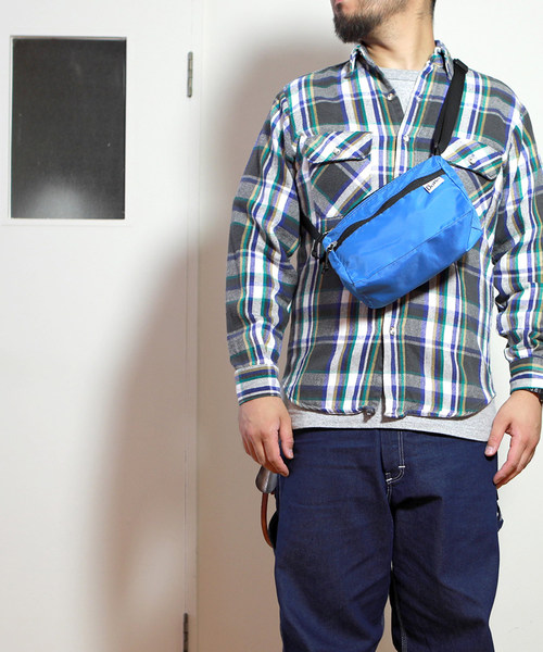 Drifter(ドリフター)の「TRIANGLE SHOULDER/トライアングルショルダー(ショルダーバッグ)」|スカイブルー