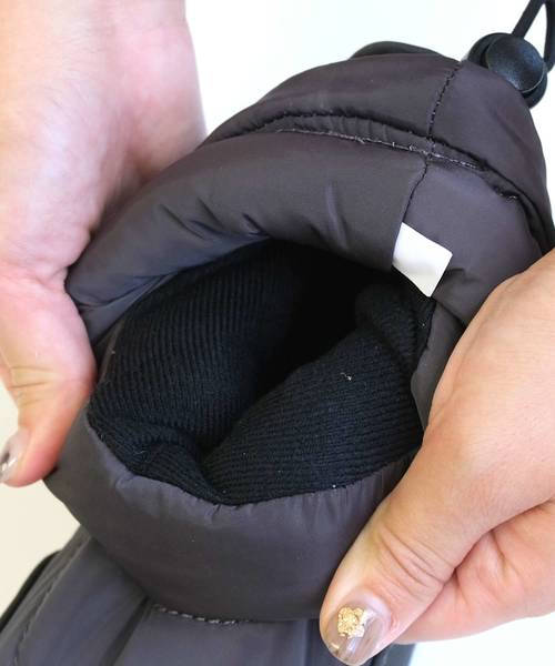 AmiAmi（アミアミ）の「ダウンブーツ/スノーブーツ（ブーツ・レディース・ブラック/グレー/グレイッシュベージュ/ダークブラウン・LL/S/M/L/3L）」の14枚目の写真