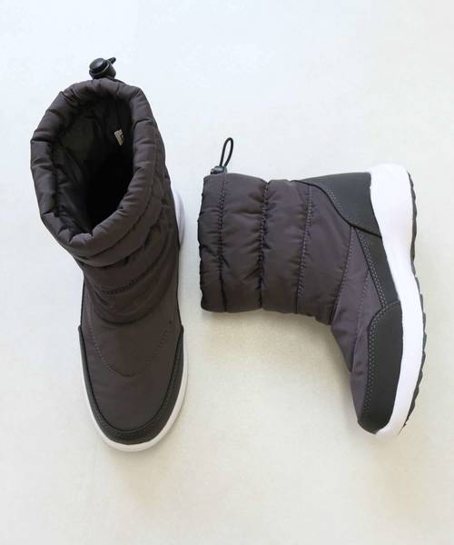 AmiAmi（アミアミ）の「ダウンブーツ/スノーブーツ（ブーツ・レディース・ブラック/グレー/グレイッシュベージュ/ダークブラウン・LL/S/M/L/3L）」の6枚目の写真