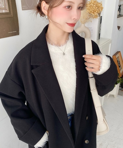 セール】【累計販売枚数4万枚突破！】ニットメルトンルーズシルエット