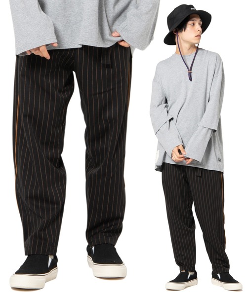 glamb（グラム）の「Double wood bowling pants / ダブルウッドボウリングパンツ（その他パンツ・メンズ・ブラック系その他/ベージュ/ネイビー・0/1/2/3/4）」の2枚目の写真