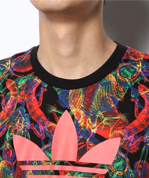 adidas Originals(アディダスオリジナルス)の「adidas Originals アディダス オリジナルス RGB TEE AOP(Tシャツ/カットソー・メンズ・ホワイト/ブラック・SMALL/MEDIUM/LARGE/X-LARGE)」の7枚目の写真